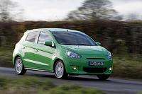 먼저 드라이브 검토: 미 츠 비시 미 라 지 3 1.2-mitsubishi-mirage-1-jpg