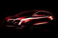 디트로이트에 대 한 새로운 아 큐 라 MDX 표시-acura-mdx-teaser-2014-detroit-jpg