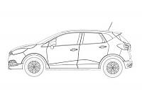 Lækket: Renault ' s opfange ar vedtager Clio design-captur-jpg