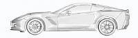 La próxima generación del Corvette C7 dibujos filtró-chevrolet-corvette-c7-2-jpg