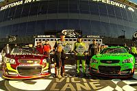 Danica fever at NASCAR's blue riband race, the Daytona 500-danica-patrick-jeff-gordon-jpg