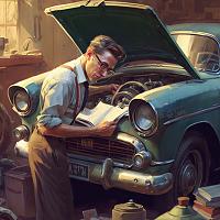 Merlin - OpenAI ChatGPT powered assistant-autorepman_car_owner_repairing_a_car_according_to_the_book_c7933e44-763a-4a3b-ae4f-8b4d5e87ed78-jpg