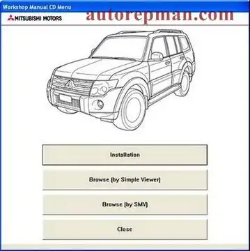 Mitsubishi Pajero IV service manual