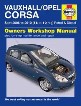 VAUXHALL/OPEL CORSA (2006-2010) repair manual