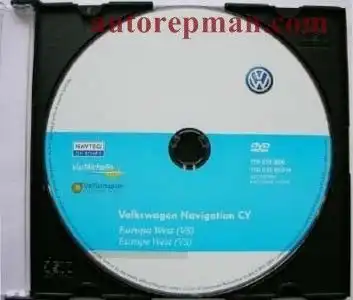 Volkswagen DVD Navigation Europe West V5 2009